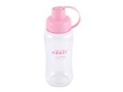 Portable Outdoor Sports Camping Drinking Cup Water Bottle 600ML Pink