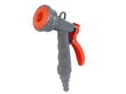 Auto Washing Nozzle Connectors Water Gun Sprayer Set Charcoal Gray Red