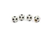 4pcs Football Style Bike Car Motorcycle Tyre Tire Wheel Valve Dust Caps Covers