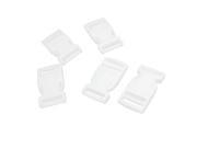 5 PCS 1 Replacement Belt Connecting Plastic Side Quick Release Buckle
