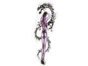 Unique Bargains Sexy Lady Girl Racing Dragon PVC Decal Sticker for Car