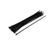 300mm Length Network Plastic Cable Wire Zip Tie Cord Strap Black 30pcs