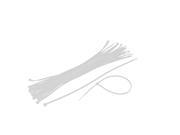 Plastic Self locking Cable Wire Zip Tie Cord Strap Off White 300mm x 5mm 30PCS