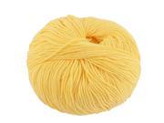 Household Cotton Handcraft Hand Knitting DIY Scarf Hat Sweater Yarn Light Yellow