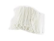 Unique Bargains 500pcs 5mm x 150mm Self locking Electric Wire Cable Zip Ties Ivory