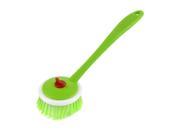 Unique Bargains Plastic Grip Pan Cookware Dish Cleaner Scrubber Pot Cleaning Brush Green