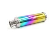 Universal Motorcycle Colorful Stainless Steel Exhaust Pipe Muffler Silencer 25mm