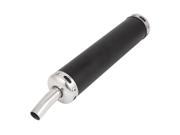 Vehicle Car Black Metal Cylinder Shaped Exhaust Muffler 60mm Outter Dia