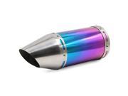 Universal Fish Mouth Tip Motorcycle Exhaust Pipe Muffler Removeable Silencer