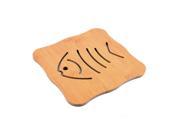 Household Kitchenware Wooden Hollow Out Design Heat Insulation Coaster Mat