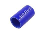 Unique Bargains Unique Bargains 38mm Blue 5mm Thickness Silicone Rubber Hose Coupler Turbo Straight Intake