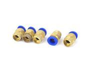 8mm Tube 1 4BSP Male Thread Quick Air Fitting Coupler Connector 5pcs