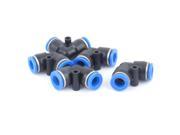 Unique Bargains 5pcs 8mm to 8mm Pneumatic Elbow Tube L Shape Right Angle Quick Fitting Connector