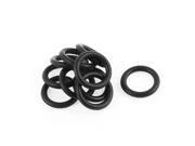 Rubber O Ring Washer Plumbing Air Gas Seal Sealing Gasket Black 10 Pcs