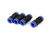4pcs 2 Way Straight Push In Pneumatic Union Quick Release Tube Fittings 12mm