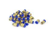 4mm Tube M5 Male Thread Quick Air Fitting Coupler Connector 30pcs
