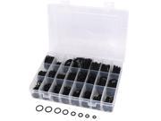Unique Bargains Car Air Condition 24 Sizes HNBR O Rings Assortment Kit Black 425 in 1
