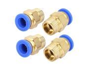 8mm Tube 1 4BSP Male Thread Quick Connector Pneumatic Air Fittings 4pcs