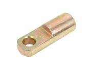 10mm Joint Hole 1 8BSP Female Thread Dia Brass Tone Coupling Piece for Clevis