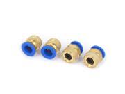 12mm Tube 1 2BSP Male Thread Quick Air Fitting Coupler Connector 4pcs