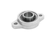 Unique Bargains FL003 17mm Mounted Block Cast Housing Self aligning Pillow Bearing