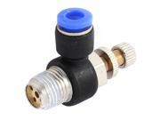 6mm to 1 4BSP Male Thread Push in Coupler Fitting Pneumatic Speed Controller