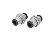 10mm to 10mm Push in Pneumatic Air Quick Connect Tube Fitting Coupler 2pcs