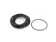 20 Pcs Black Nitrile Rubber O Ring Grommets Oil Sealing Gasket Washer 55x50x2mm