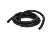 BWG 3.8 Meter Plastic Corrugated Tube Electric Conduit Pipe Black 20MM Outer Dia