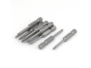 Unique Bargains 10pcs 2 50mm Long 3mm Point Dia Magnetic Cross Phillips Screwdriver Driver Bits