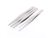 Stainless Steel Pointed Tip Tweezers Hand Tool 16cm Length 4 Pcs