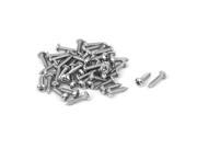 3.9mmx16mm Thread Stainless Steel Phillips Pan Head Self Tapping Screws 50pcs