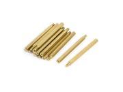 M3 Male Female Thread Brass Hexagonal PCB Spacer Standoff Support 50mm 6mm 15pcs