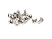 12 M5.5x13mm Stainless Steel Phillips Round Pan Head Self Tapping Screws 15pcs