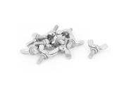 Metric M4x8mm 304 Stainless Steel Butterfly Wing Screws Bolts 10pcs