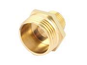 Male 1 2 BSP x 1 BSP Brass Pipe Reducer Water Oil Air Fuel Hex Nipple Fitting