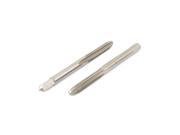 2pcs 4mm Flute Diameter HSS Screw Thread Metric Taper Plug Tap 8 32UNC