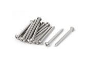 12 M5.5x60mm Stainless Steel Phillips Round Pan Head Self Tapping Screws 15pcs