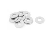 10mm Hole 2mm Thick 304 Stainless Steel Flat Washer Spacers 10pcs