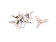 M3x10mm 304 Stainless Steel Wing Screws With Shoulder 5pcs