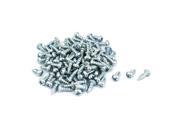 Unique Bargains M6x16mm Zinc Plated Phillips Round Head Self Tapping Screws Fastener 100pcs