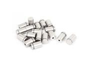 Unique Bargains 19mm x 30mm Stainless Steel Advertising Frameless Glass Standoff Pins 18pcs