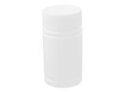 100mL 92mm x 46mm White Plastic Cylinder Cap Leak Proof Bottle Container