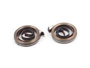 Unique Bargains 36 x 6mm Drill Press Quill Feed Return Coil Spring Assembly Bronze Tone 2 Pcs