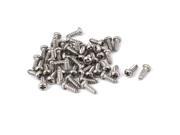 Unique Bargains M2.2x6.5mm Stainless Steel Phillips Round Pan Head Self Tapping Screws 50pcs