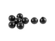 8 Pcs 8mm Threaded Hole 35mm Dia Ball Knob Handle Black