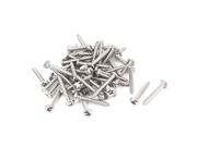 6 M3.5x25mm Stainless Steel Phillips Round Pan Head Self Tapping Screws 50pcs