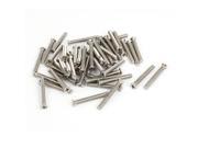 Unique Bargains M5x40mm Stainless Steel Countersunk Flat Head Cross Phillips Screw Bolts 50pcs