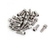 25pcs 5mm Stainless Steel Hex Key Socket Head Cap Screws Bolts M6x1mmx16mm 25pcs 5mm Stainless Steel Hex Key Socket Head Cap Screws Bolts M6x1mmx16mm