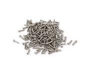M1.4x6mm Thread Nickel Plated Phillips Round Head Self Tapping Screws 200pcs